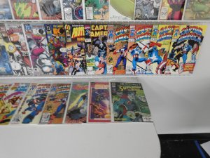 Huge Lot 130+ Comics W/ Superman, Captain America, Wonder Woman Avg VF- Cond!!