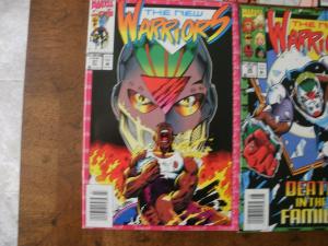 7 MARVEL Comic: THE NEW WARRIORS #9 10 21 26 37 38 39