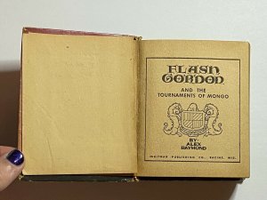 Flash Gordon & the Tournaments of Mongo 1935 Big Little Book BLB #1171 Whitman