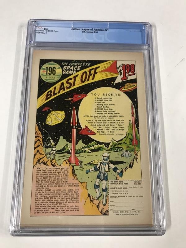 Justice League (1st Series) #21 CGC 8.5
