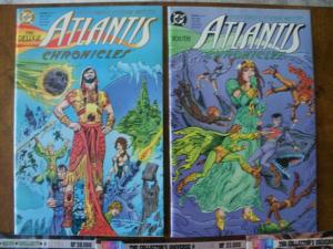 5 Comic: ATLANTIS CHRONICLES #1(Deluge) #3 (Youth) THE CHROMIUM MAN #0 #1 #2