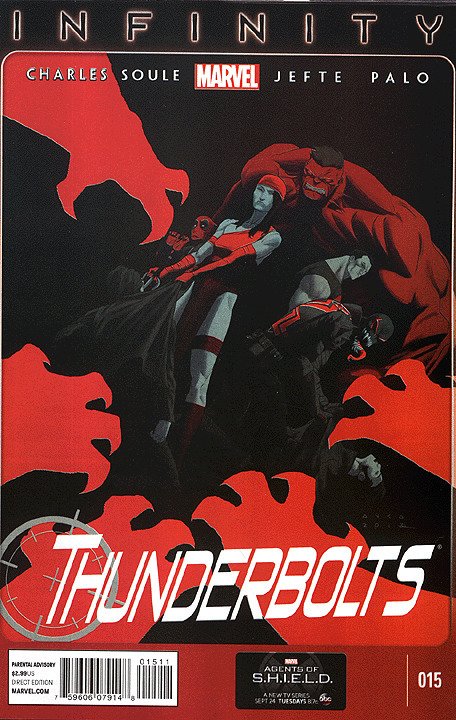 THUNDERBOLTS  (2012 Series)  (MARVEL) #15 Near Mint Comics Book