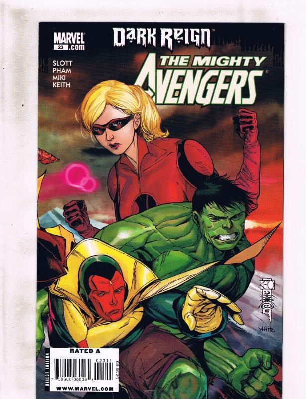 Lot of 3 The Mighty Avengers Marvel Comic Books #22 23 24 KS4