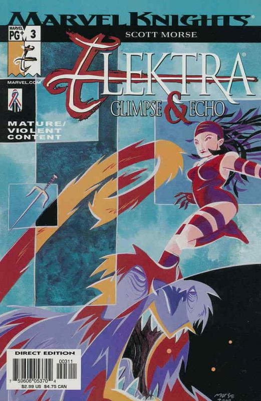 Elektra: Glimpse And Echo #3 VF/NM; Marvel | save on shipping - details inside