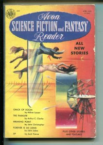 Avon Science Fiction and Fantasy Reader 4/1953-Kinstler-Jakes-Jack Vance-VG-