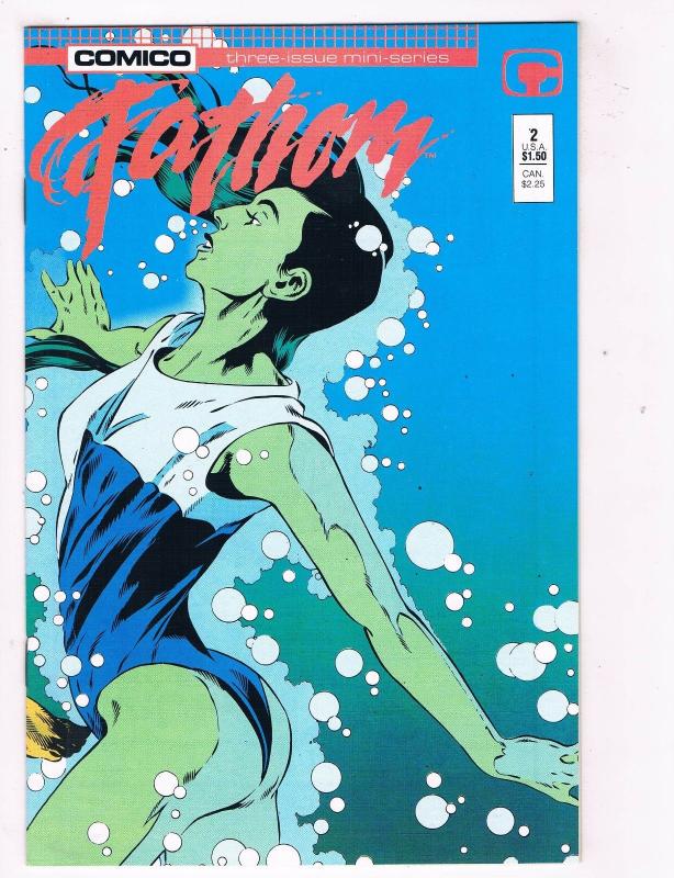 Fathom #2 VF/NM Comico Comics Comic Book Jun 1987 DE41 AD18