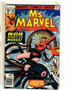 Ms. Marvel # 16 VG/FN Comic Book Mystique Cameo Appearance X-Men Wolverine J330