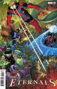 Eternals #1 (2021) John Romite Jr;  Variant Cover Marvel Comics NM.