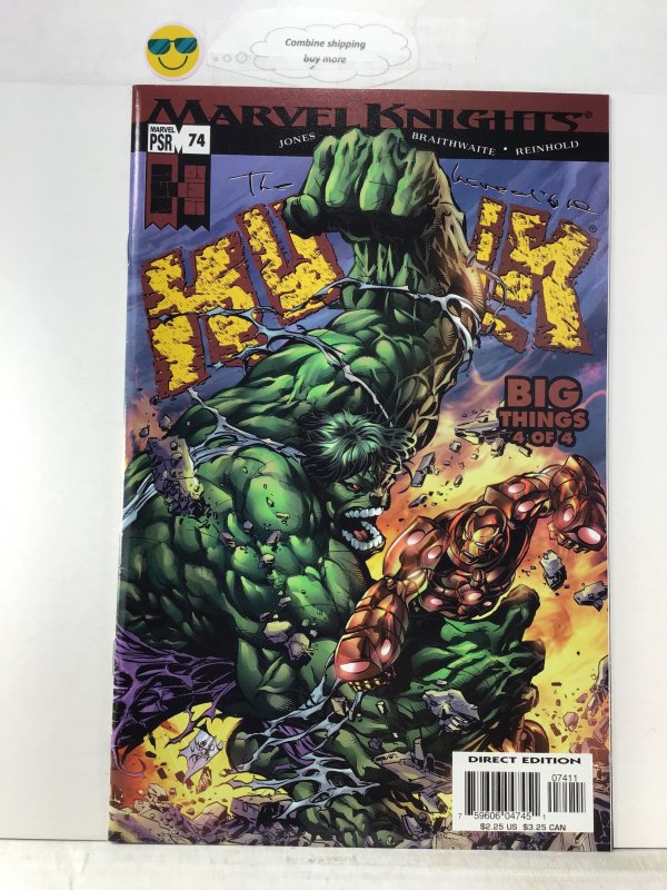 Incredible Hulk #74 (2004)vfn- Iron Man