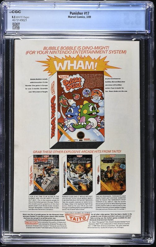 Punisher #17 (3/89) Graded CGC 8.5