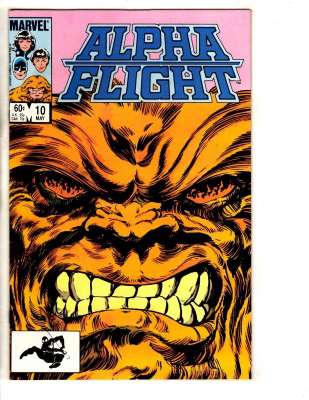 Lot Of 11 Alpha Flight Marvel Comic Books #10 11 12 13 14 15 16 17 18 19 20 CR34