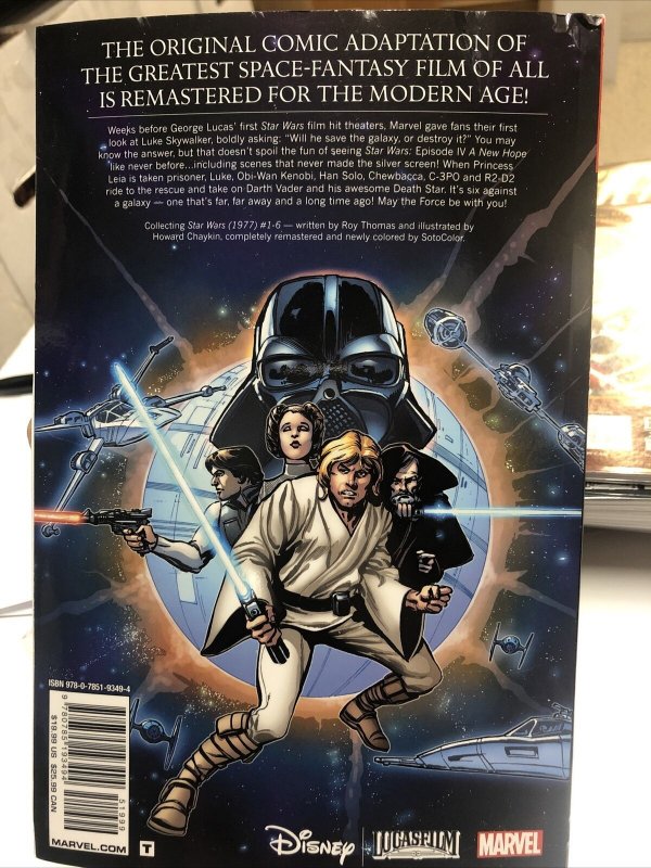 Star Wars A New Hope Episode IV (2016) Marvel SC TPB Roy Thomas