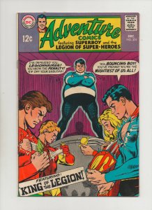 Adventure Comics #372 - 1st Quantum Queen Neal Adams Cover - (Grade 7.0) 1968