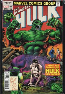The Immortal Hulk #47 Bennett Cover (2021) Hulk
