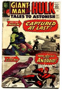 Tales To Astonish #61 hulk-giant-man-1964- comic booksteve Ditko-marvel