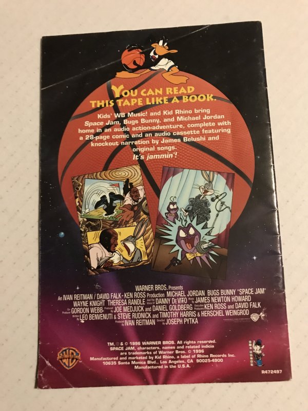 SPACE JAM Audio comic book; 1996 Fine, Michael Jordan, Bugs Bunny