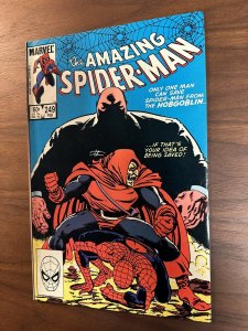 Amazing Spider-Man #249 FN+ “Secrets”! John Byrne Hobgoblin Cover(Marvel 1984)