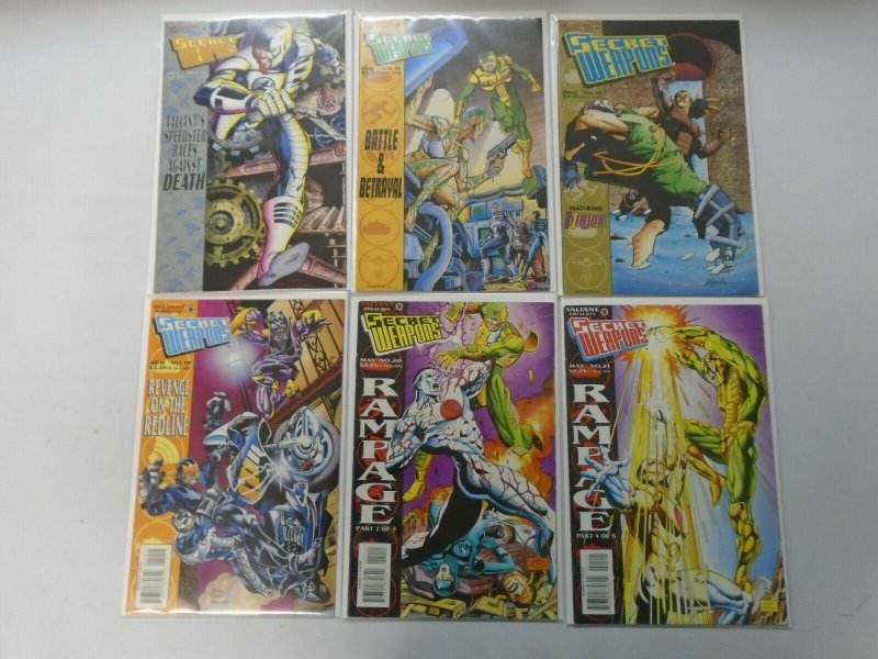 Secret Weapons near set 19 different from #1-21 6.0 FN (1993 Valiant)