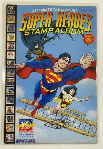 Super Heroes Stamp Album Celebrate the Century #1 DC 4.0 VG (1998)