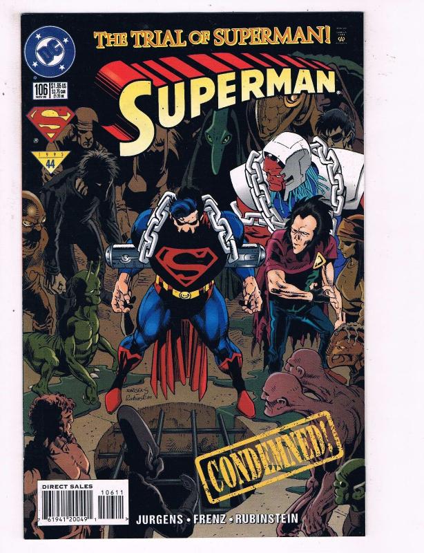 Superman #106 VF DC Comics Comic Book Jurgens DE19