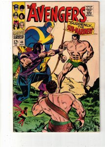The Avengers #40 (1967) VF/NM PRICE DROP! Avengers vs Subby, Hercules! BEANTOWN!