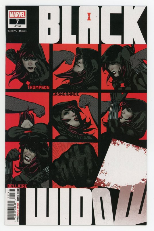 Black Widow #7 (2020 v8) Adam Hughes White Widow Spider-Girl NM