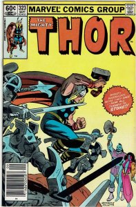 Thor #323 (1966 v1) Loki Fear & Desire Newsstand VF+