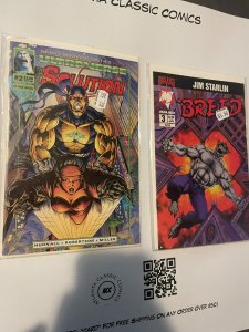 Malibu Comics, Ultraverse Exiles, Breed, Solution, Firearms#1 2 3 4 18 MT2