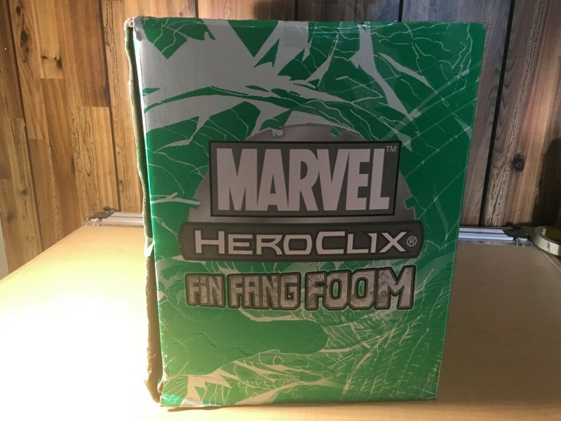 Marvel Heroclix FIN FANG FOOM Green Box Dial Figure Exclusive MFT4