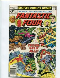 FANTASTIC FOUR #183 (9.2) BATTLEGROUND: BAXTER BUILDING!! 1977