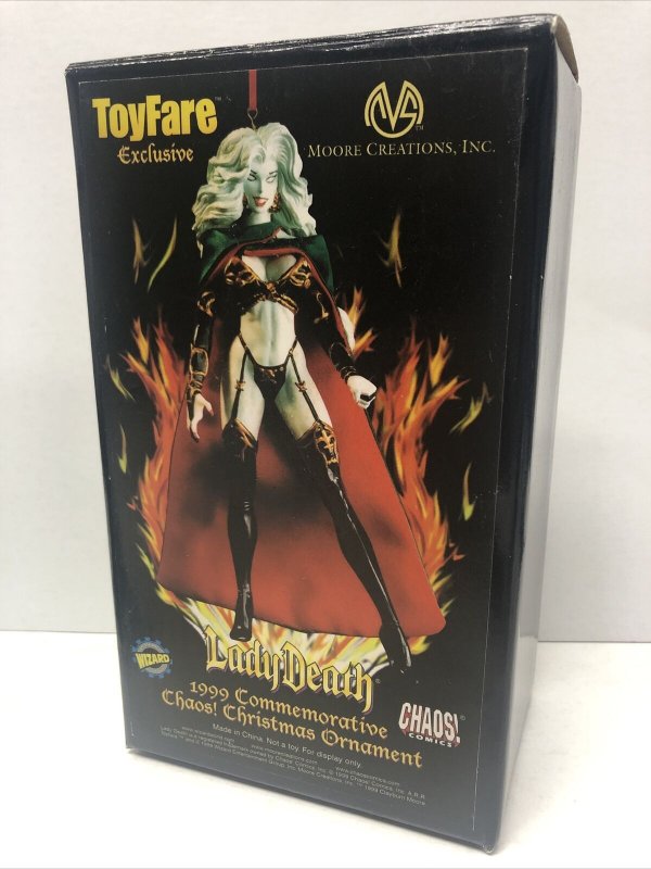 Lady Death (1999) Commemorative Christmas Ornament | Wizard| Chaos Comics