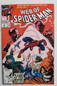 Web of Spider-Man #84 Name of the Rose Part 1 Very Good 1992