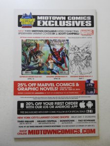 The Amazing Spider-Man #1 Midtown Comics Sketch Cover (2014) NM Condition!