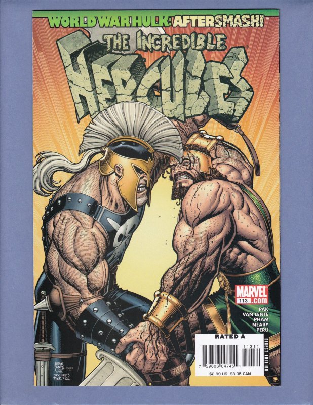 Incredible Hercules #113 NM- Marvel 2008