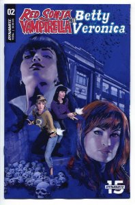 RED SONJA VAMPIRELLA BETTY VERONICA (2019 DYNAMITE) #2 VARIANT CVR E STAGGS NM