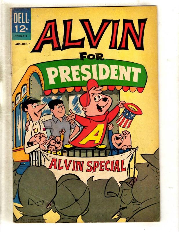 Alvin For President Dell Silver Age Comic Book Special Dave Theodore VG JL15