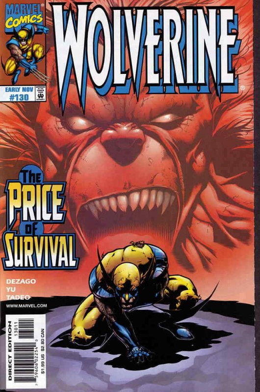 Wolverine #130 VF/NM; Marvel | save on shipping - details inside 