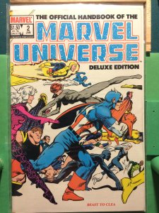 The Official Handbook of the Marvel Universe #2 Deluxe Edition