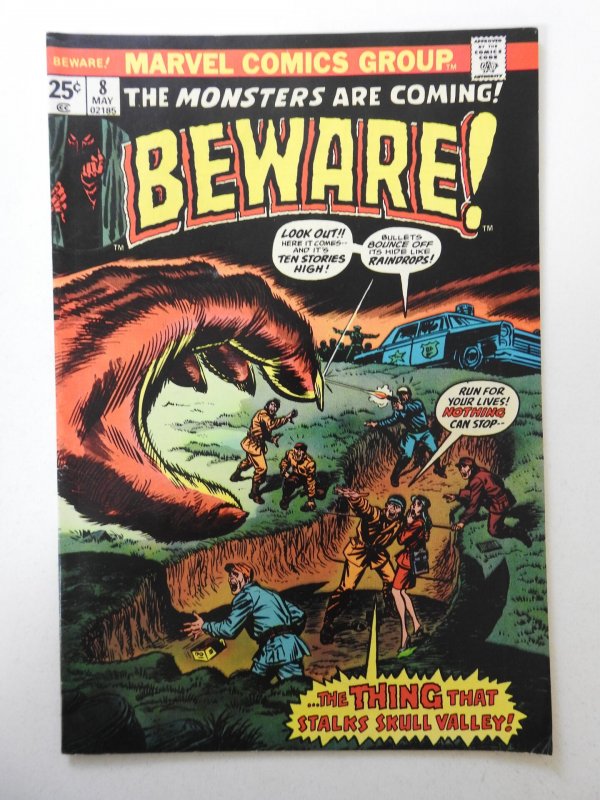 Beware! #8  (1974) FN- Condition!