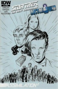 STAR TREK NEXT GENERATION DOCTOR WHO ASSIMILATION 2 #3-5 VARIANT COVERS SET NM