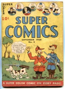 Super Comics #5 1938- Early comic book- DICK TRACY VG-