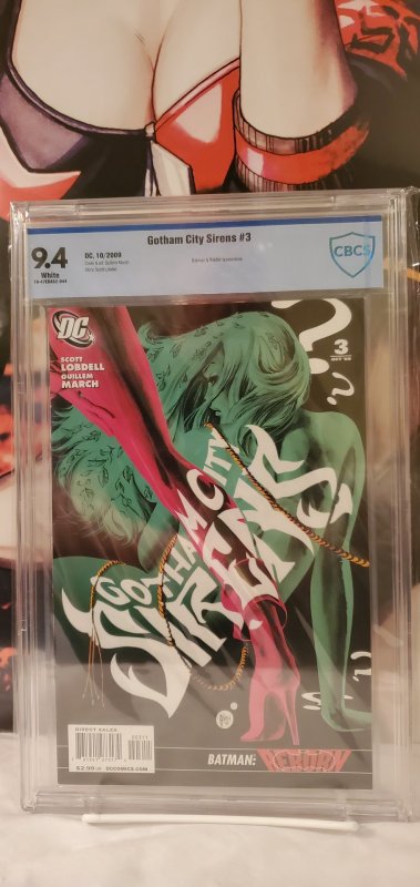 Gotham City Sirens #3 CBCS 9.4 (2009) - Guillem March cover