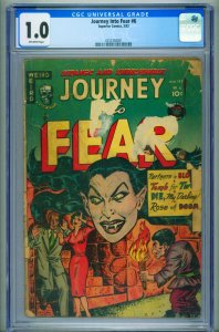 Journey Into Fear #6 CGC 1.0 Pre-code horror-Vampires-Hanging 1952 4332358001