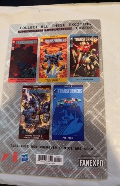 Transformers #20 Fabrizio De Tommaso foil connecting cover