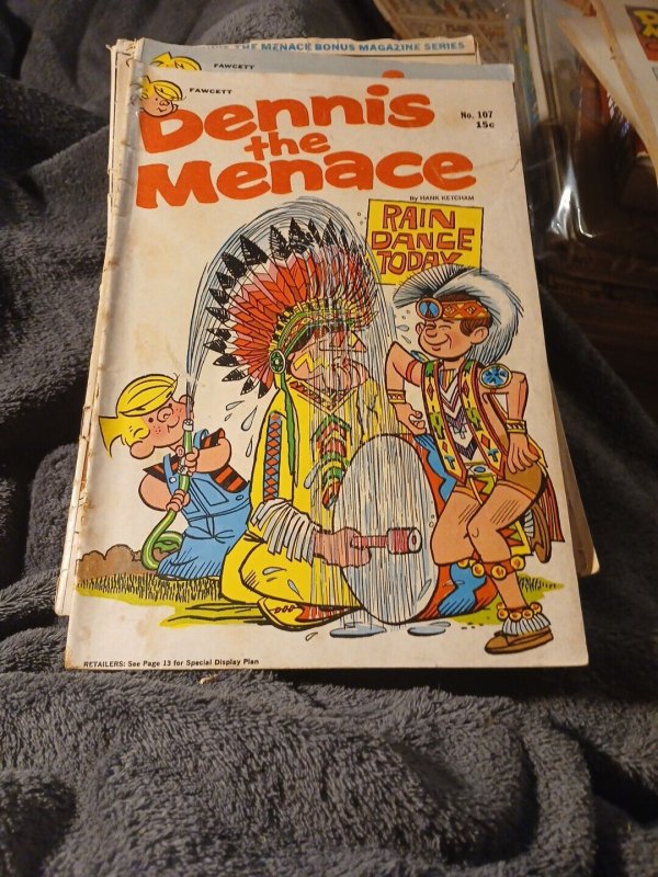 Dennis The Menace 10 Issue Silver Bronze Age Comics Lot Run Set Collection