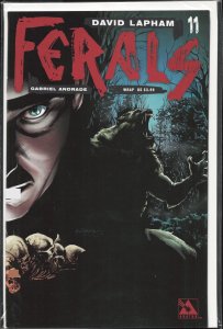 Ferals #4 Slashed Edition Variant Cover by Gabriel Andrade (2012)