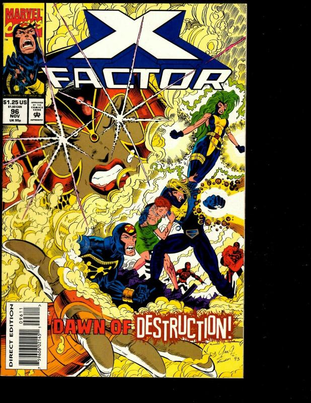 Lot Of 12 Comics X-Factor # 94 95 96 100 108 109 111 112 113 114 115 117  EK7