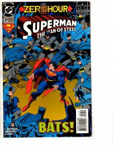 9 Superman Man Of Steel DC Comics # 28 29 31 32 33 34 35 36 37 Batman Flash J214