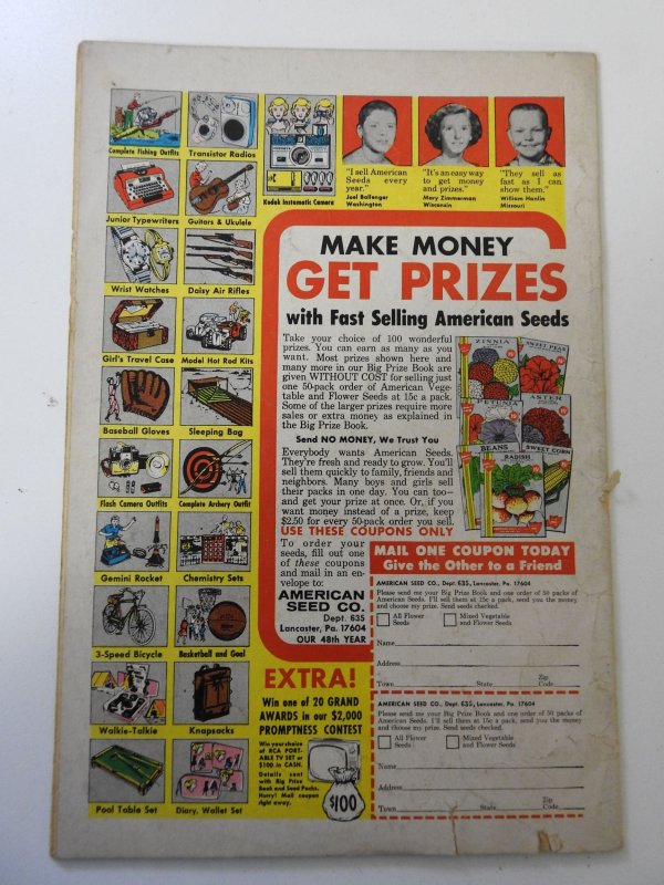 Superboy #128 (1966) GD/VG Condition 1 in tear through book