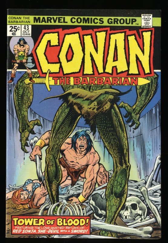 Conan The Barbarian #43 VF 8.0 Marvel Comics